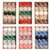 12pcs/15pcs Velvet Christmas Ball Set Christmas Holiday Decoration