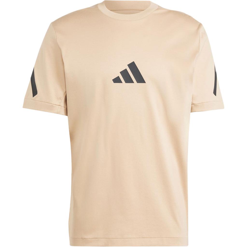 adidas ЗНЕ. Healing Series Black Label Uniform Sports Casual Short Sleeve T Shirt Men Tops Light-Brown JF2453