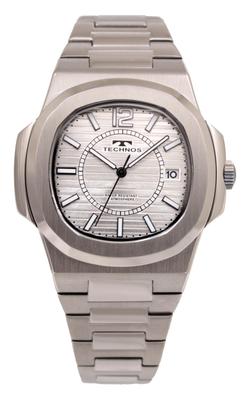 Мужские часы Technos T9C23SS с датой, серебристые