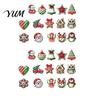 Rustic Farmhouse Christmas Decor 15/30 Pcs Wooden Ornaments Set, Cute Santa Reindeer Snowman Tree Holiday Hanging Decorations Decorations, Handpainted