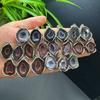 Natural Quartz Crystal Handmade 925 Sterling Silver Plated  Mexico Druzy Agate Geode Charm Pendants for  Energy Purification
