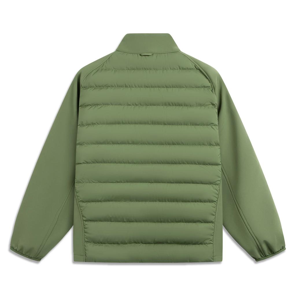 Li Ning Баскетбольная Серия Спортивная Толстовка с Капюшоном на Молнии Теплая Ветровка Мужская Верхняя Одежда AWBV105-2