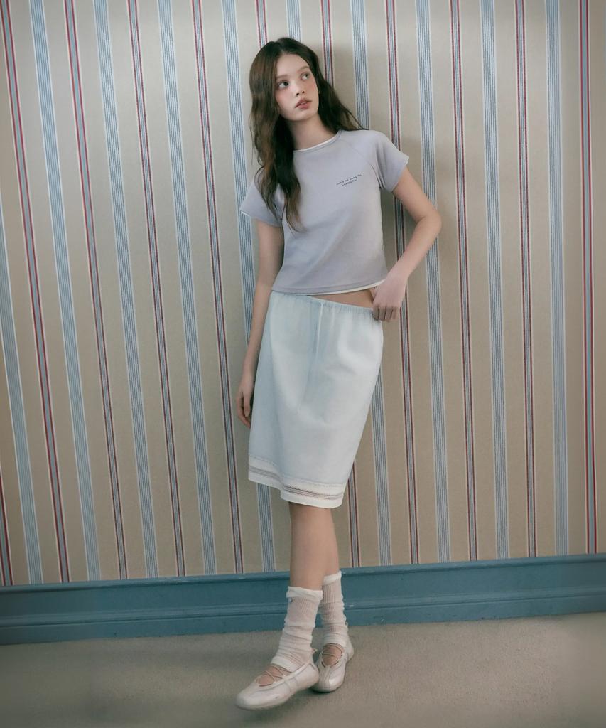 Roem [Roem X Eunchae] Layered Midi Skirt Rmwhg26Yt2