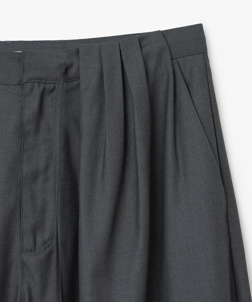 MILLO ARCHIVE Urbandent Curved String Pants [Charcoal Gray]