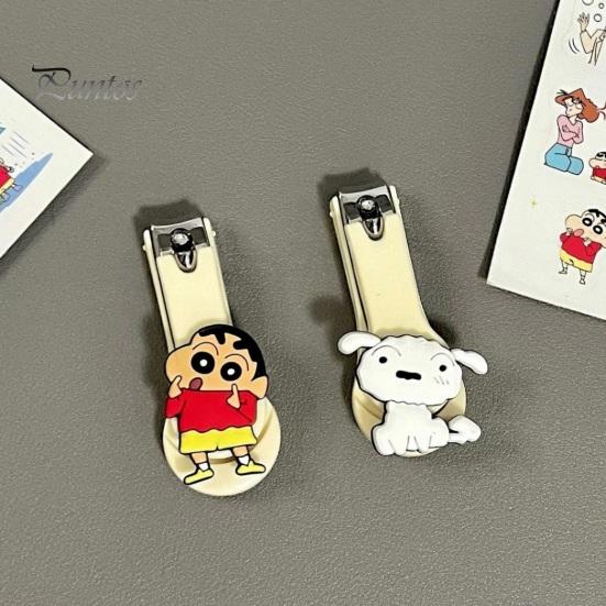 Машинки для стрижки ногтей с героями мультфильмов, острые лезвия из нержавеющей стали, портативный складной кусачки для ногтей, легкие маникюрные машинки для стрижки ногтей для путешествий, взрослых, студентов