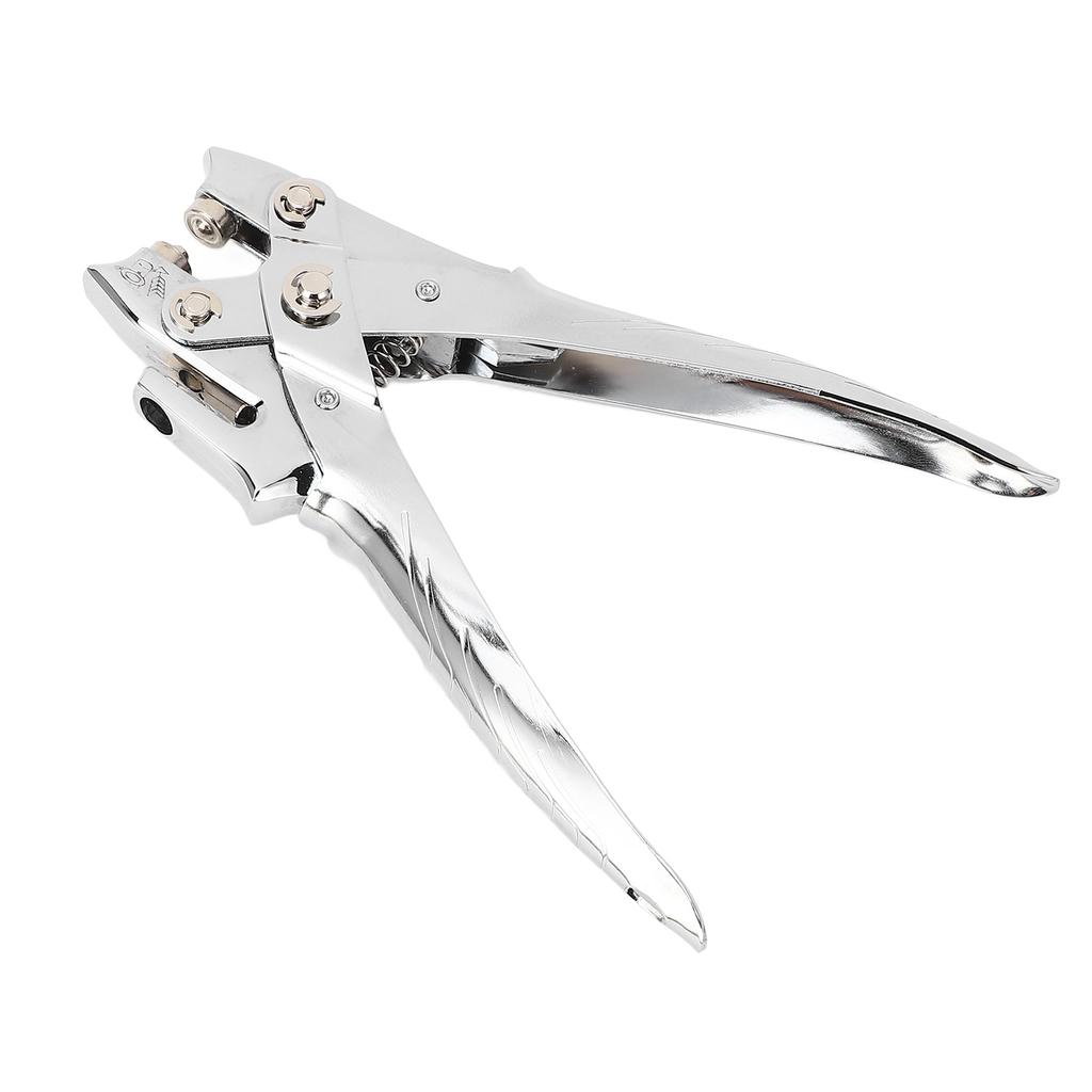 5mm Eyelet Hole Puncher Labor Saving Manual Grommet Pliers Punching Tool A4 Paper 30 Sheets
