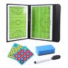 Coach s Soccer Strategy Boards Magnetic Dry Erase Football Coaching Board Foldable Double Sided Soccer Clipboard