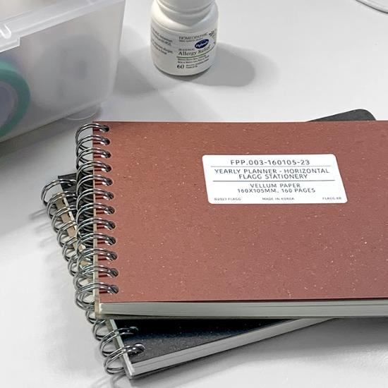Пометить Ежегодный планировщик (5 типов), популярная фраза в Корее
