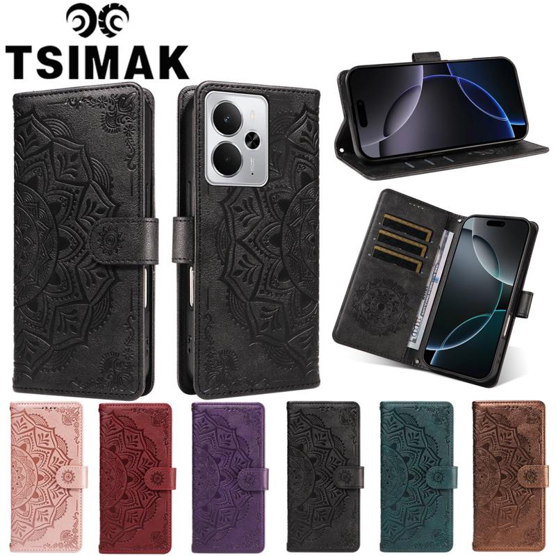 Магнитный чехол-книжка для Realme P3 Note 70 T 70T 50 GT Neo 6 SE 6T C85 Pro C100 C100i C100X 4G 5G Кожаный чехол-кошелек с карманами для карт