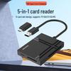 5-в-1 USB 3.0 Type-C OTG кардридер: Хаб CF/SD/TF/MS/M2