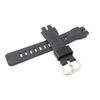 Genuine Casio ProTrek Replacement Band, Urethane with Carbon Fiber, Dark Gray, for PRW-6000Y and PRW-6100Y, Includes Cloth