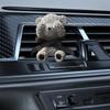 Диффузор-клипса для вентиляции автомобиля Мишка с бантом Диффузор для ароматерапии автомобиля Аромат для ароматерапии и освежитель воздуха для автомобиля Масло и ароматерапия