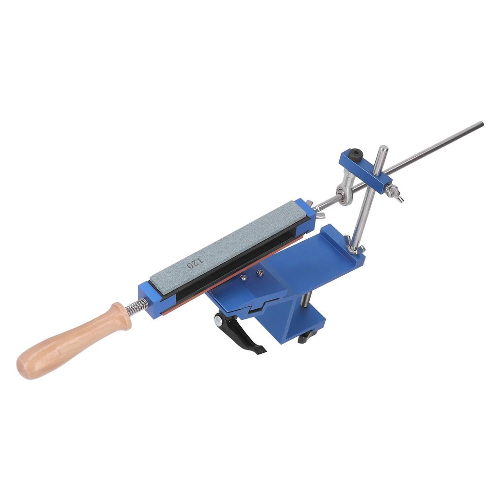 Точилка для ножей с фиксированным углом для домашнего использования Профессиональный набор для заточки ножей с быстрым зажимом и 6 точильных камней