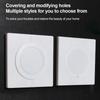 86Type Air-conditioning Dust Plug Easy Install Hole Cap Creative Wall Hole Cover  Wall Decoration
