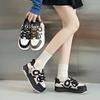 Thick-soled Black and White Panda Board Shoes Women's Spring 2025 New Popular Soft-soled Lightweight Sports Little White Shoes Ins Versatile