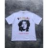 Summer Men BOB MARLEY T-shirts Printed Knit Plus Size T-Shirt Oversized T Shirt Y2k Top Harajuku Gothic Women Clothing