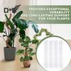 4Pcs Moss Pole Plant Climbing Support D-Shaped Design Easy Attachment Vertical Growth Stackable Plant Supports