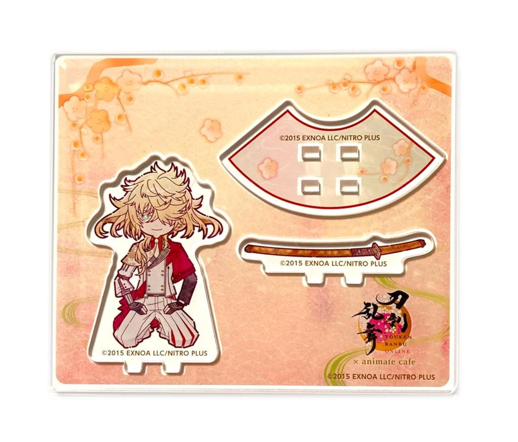Touken Ranbu ONLINE" 10th Anniversary Third Edition × Animate Cafe Kneeling Mini Acrylic Stand Ichimonji Norimune