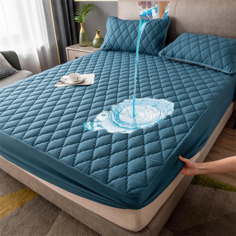 11 цветов стеганый процесс водонепроницаемый чехол для матраса Queen Size 180x200 см простыня защитный чехол для матраса для односпальной двуспальной кровати