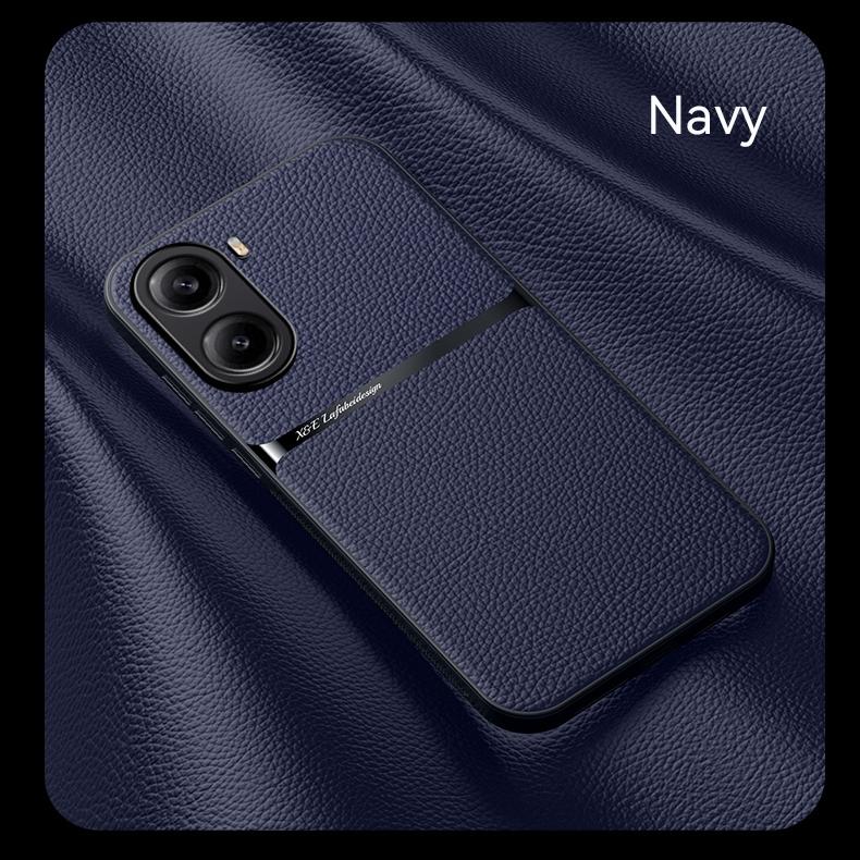 Магнитный чехол из ПУ-кожи для Xiaomi Poco X7 Pro 5G с полной защитой и защитой объектива