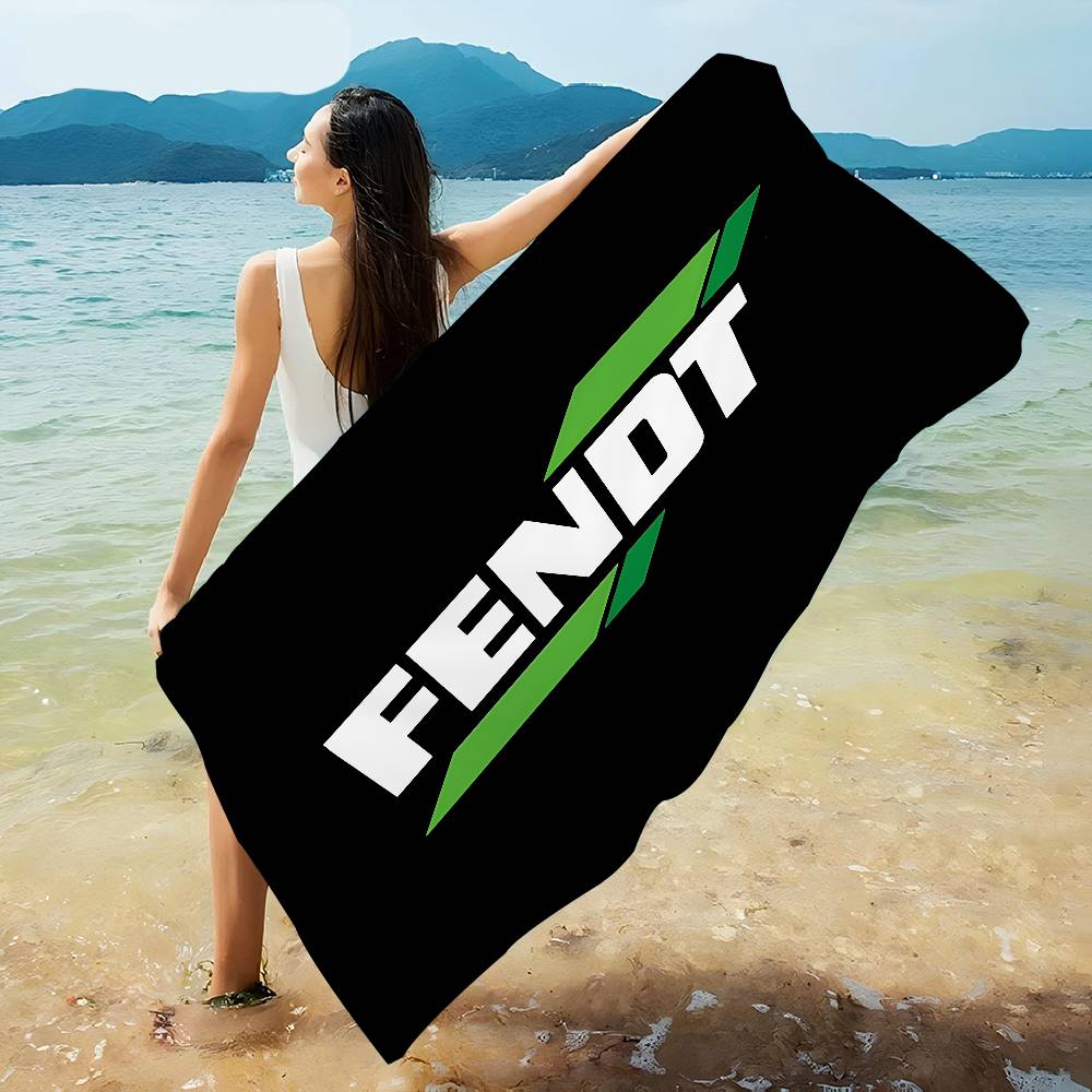 Сельскохозяйственный трактор Fendt Микрофибра Пляжное полотенце Впитывающее Быстросохнущее Мягкое Полотенце для йоги, плавания, отдыха, альпинизма