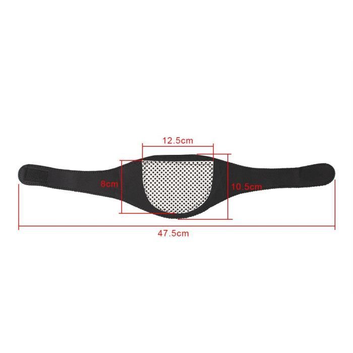 Soutien de Cou Self Chauffage Neck Brace Tourmaline Auto Chauffage Thérapie Magnétique Thermique Cou Pad