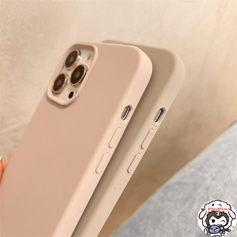 Серо-черный жидкий полностью силиконовый чехол, совместимый для IPhone 14 13 12 11Pro Max X XR XS Max 6 6S 7 8 Plus, мягкий защитный чехол с флокировкой