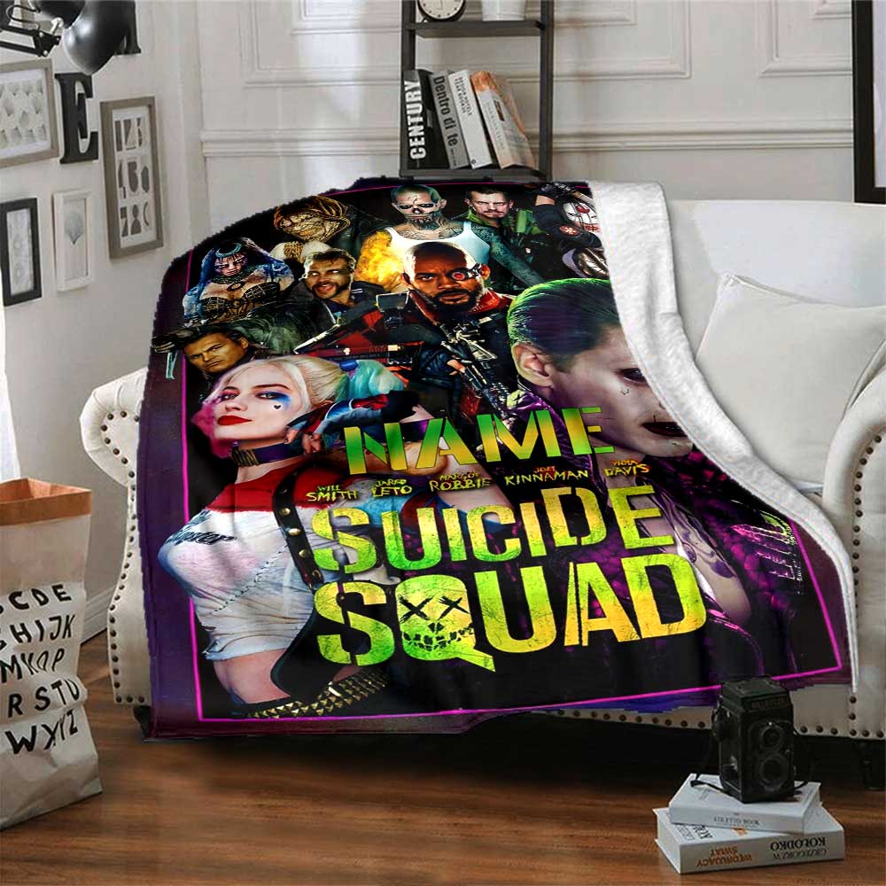 Warnermedia (2) Customize Your Name Blanket Gift Personalized Blanket Soft & Cozy for Bedding Sofa Picnics Seaside for All Occasions