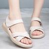 Middle-aged and Elderly Mother Sandals Women's 2025 Summer New Soft-soled Comfortable Casual Shoes Non-slip Flat-soled Velcro Women's Shoes