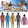 Kids Mighty Morphin Power Rangers Costume Jumpsuit For Halloween Or Cosplay Parties