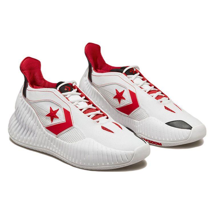 Converse All Star BB Prototype CX Mid White University Red Unisex Sneakers Black A02507C