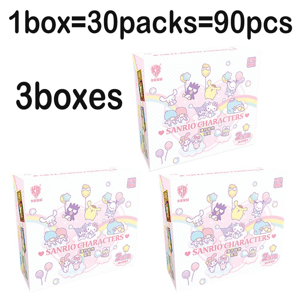 New Sanrio Collection Card Japanese Animation Star Family Creative Music Theme Polaroid Cards Family Table Toys