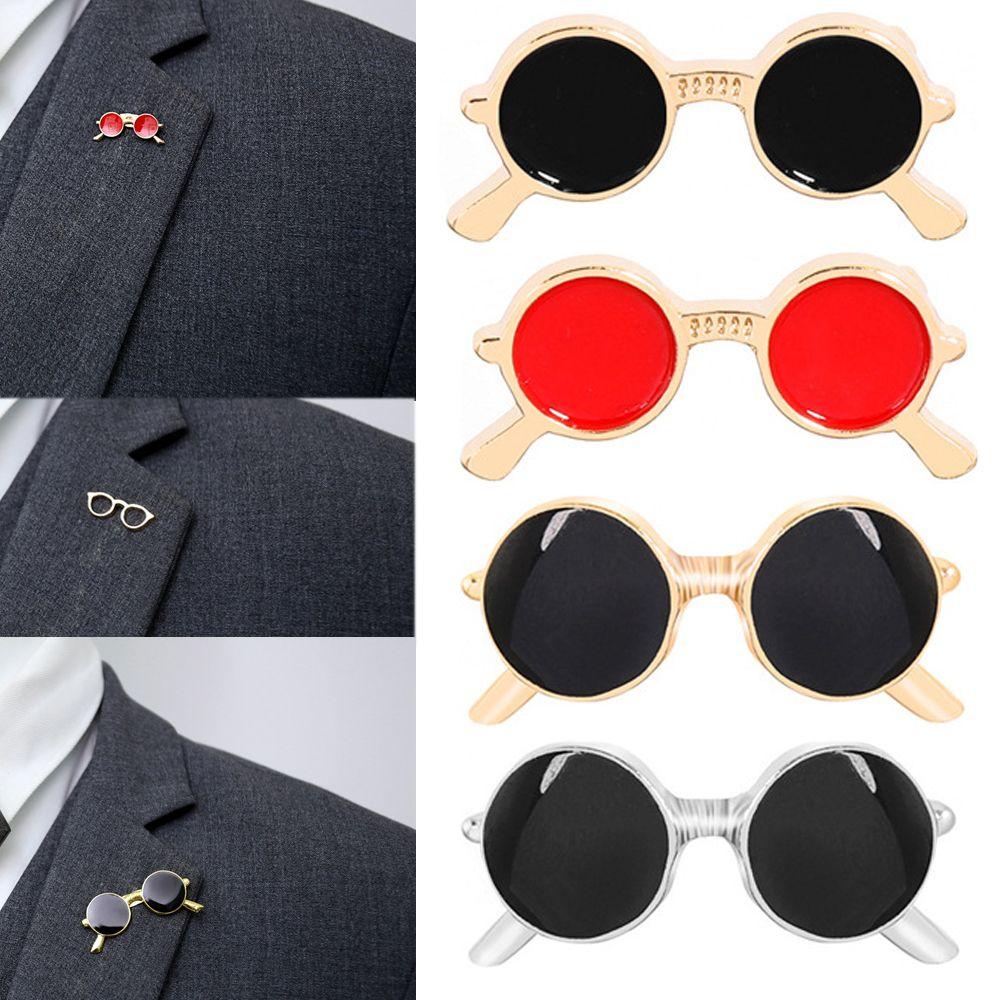 Gifts Fashion Shirt Jewelry Suit Accessories Jackets Brooch Glasses Brooch Collar Pins Badge