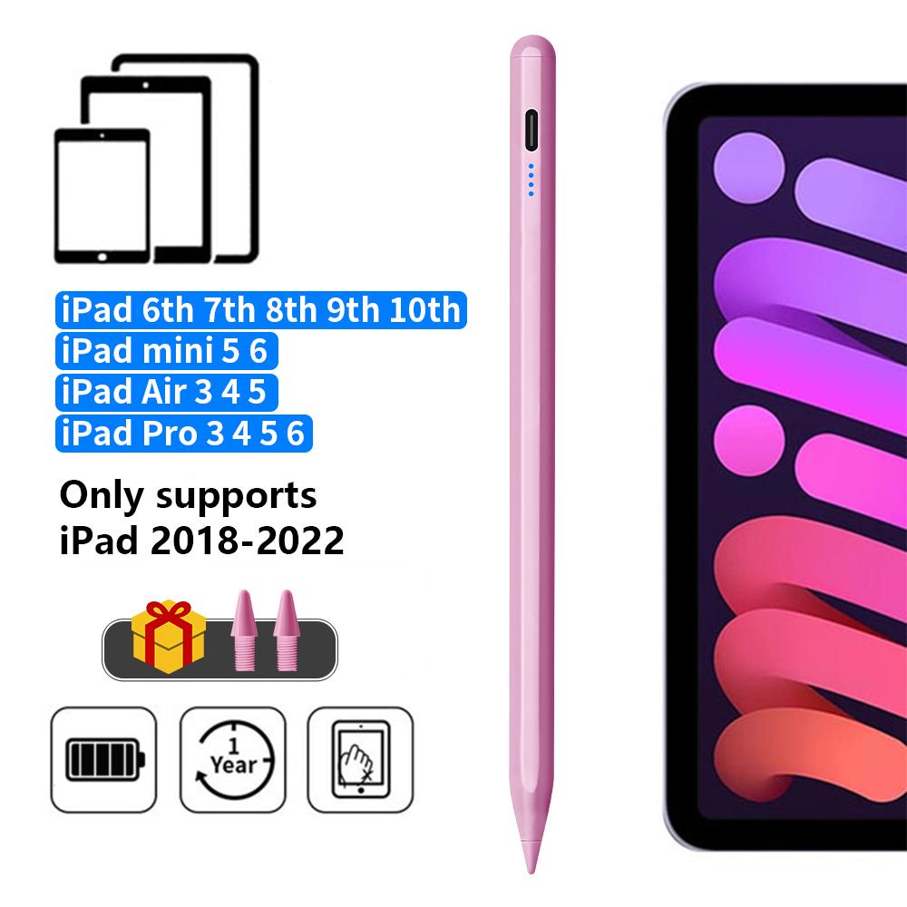 Stylus Pen for Apple Pencil with LED Power Indicators Palm Rejection Touch Pen for 2026 2025 2022 2021 2020 2019 2018 iPad Penci 6