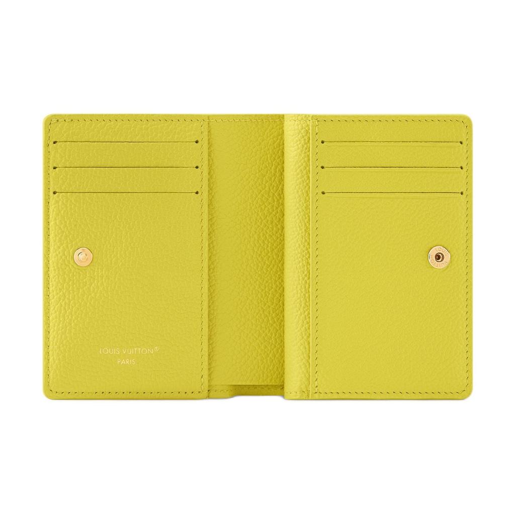 Louis Vuitton Кошелек Comet Grain Коровья кожа Кошелек Женский Лимон M25709