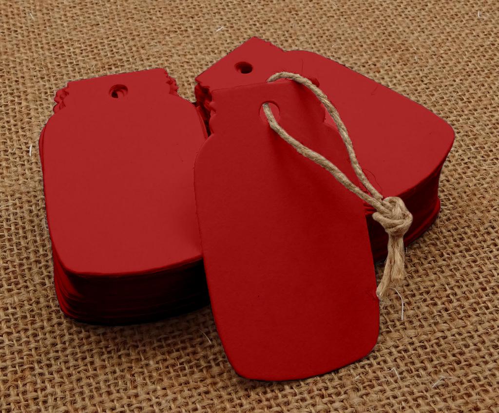 100 шт. Картонные бирки в форме банки Мейсона, пустые бирки для свадебных подарков с бесплатным натуральным джутовым шпагатом