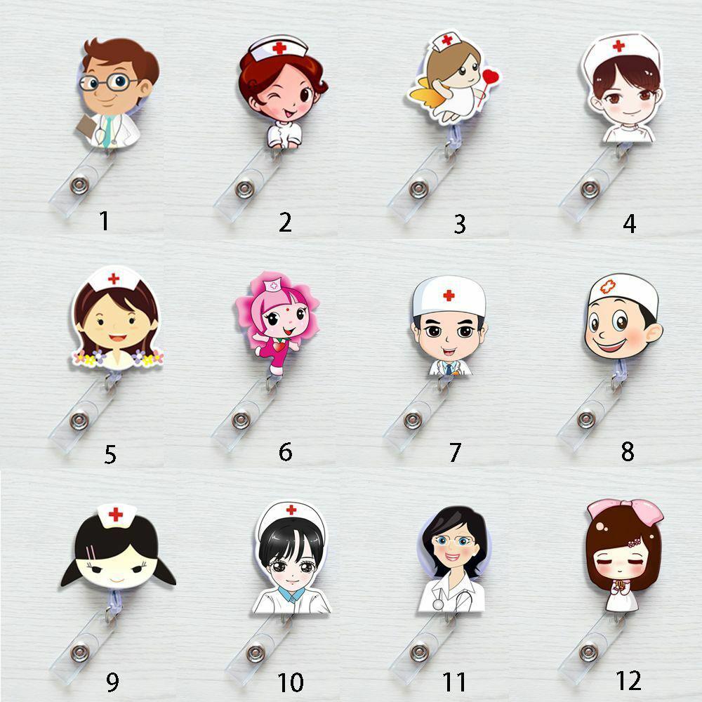 Reel Doctor ID Name Card Clips Name Card Holder Card Holder Clip Badge Holder Clip Office Supplies