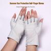 Unisex Summer Sports Half-Finger Gloves for Cycling & Fishing - Sun Protection & Fitness