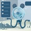 Деформируемый Кронштейн Зажимной Вентилятор USB Коляска Общежитие Вентилятор Ночник