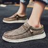 Men's Loafer Shoes Fashionable Men's Women's Casual Canvas Shoes Comfortable and Breathable Driving Shoes