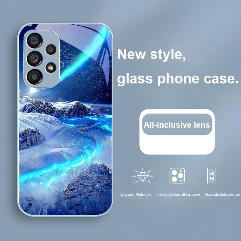 Река Рейн для Samsung Galaxy Note 8 9 S10 Plus S20 S21 FE S23 Ultra A70 72 73 50 51 52 53 Закаленное стекло Чехол для телефона