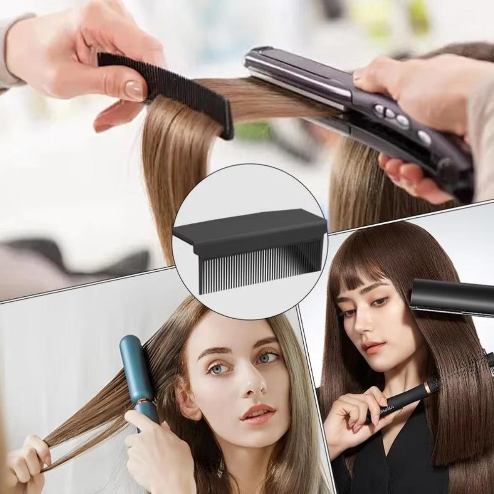 Lightweight Flat Iron Comb Styling Hair Combs New Hair Slit Comb  for Flat Ironing Hair Attachment