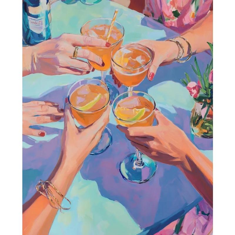 Cheers Celebration Mojito Summer Drink Aperol Spritz  Poster Print Wall Art Pictures Canvas Painting Living Room Home Decor Gift