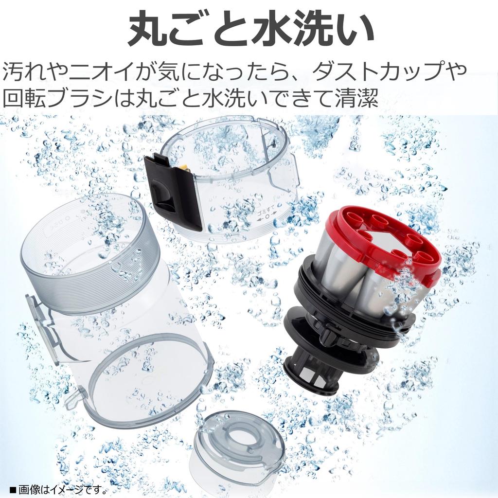 Беспроводной пылесос Toshiba, пылесос для дома, простой в уборке, Tourneo V, стандартный вес, легкий, VC-CL1700-R 1,8 кг