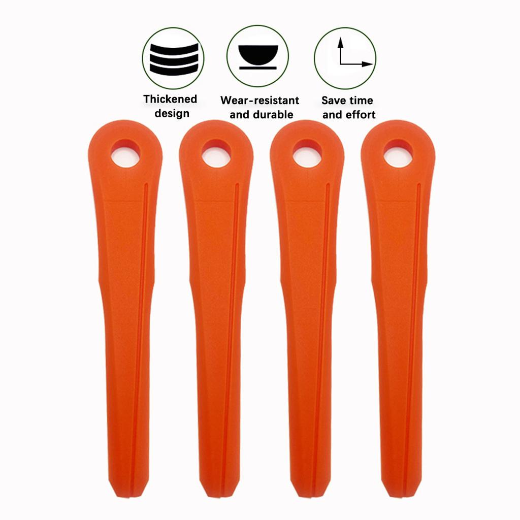 20 шт. Пластиковые сменные лезвия Разноцветные пластиковые лезвия для газонокосилки Для Polycut 6-2, 28-2, 48-2, 6-3, 7-3, 27-3, 47-3, Заменяет