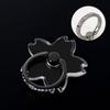 Mobile Phone Clear Finger Ring Holder for iPhone 17 Xiaomi Folding Butterfly Phone Stand Sticker Transparent Sakura Ring Bracket
