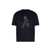 Figure Print Casual Crew Neck Short Sleeved T Shirt SS23 T Shirt Men's Marine Blue 3R1TT9-1JUVZ-0920