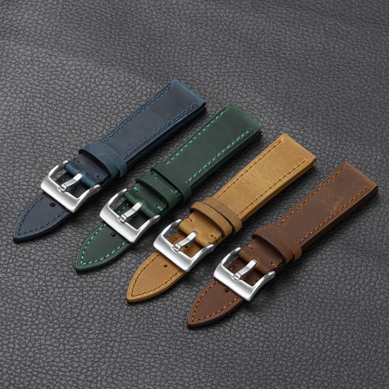 Ремешок из натуральной кожи с быстросъемным креплением для Huawei Watch 2 Pro 18/20/22 мм