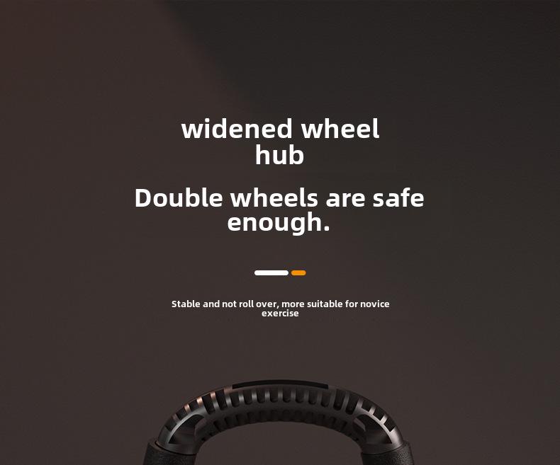 Умное четырехколесное автоматическое колесо для тренировки мышц живота.