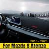 Для Mazda 6 Atenza GJ GL 2018 2019 2020 2024 2024 2024 Коврик для приборной панели автомобиля, защищающий от света, чехол с защитой от УФ-излучения, ковры, аксессуары